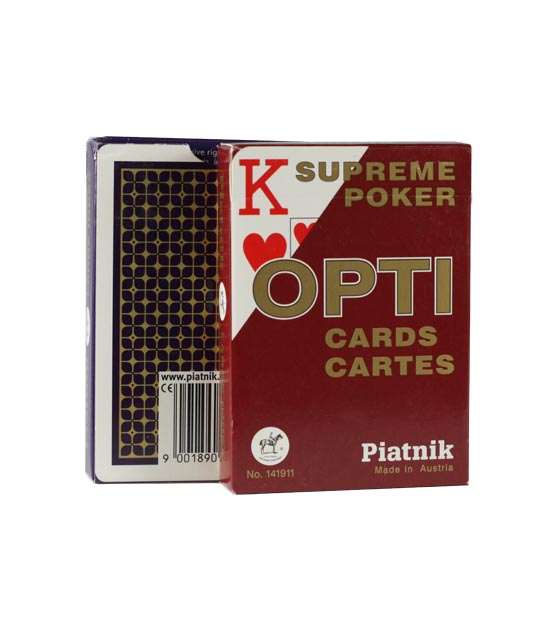 Opti Poker size Playing Cards for B/J & POKER- PIA