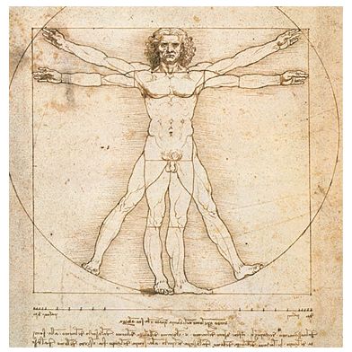 Leonardo da Vinci, “Canon of Proportions”

