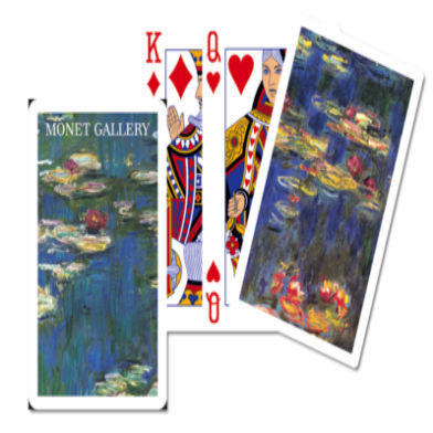 Monet Gallery Playing Cards Single Deck