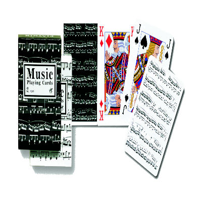 Music Playing Cards SD