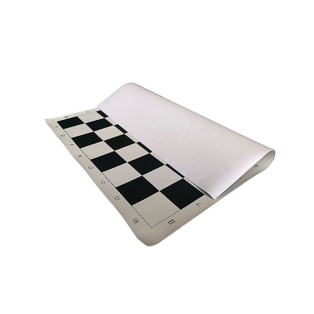 Vinyl Chessboard 55mm, black